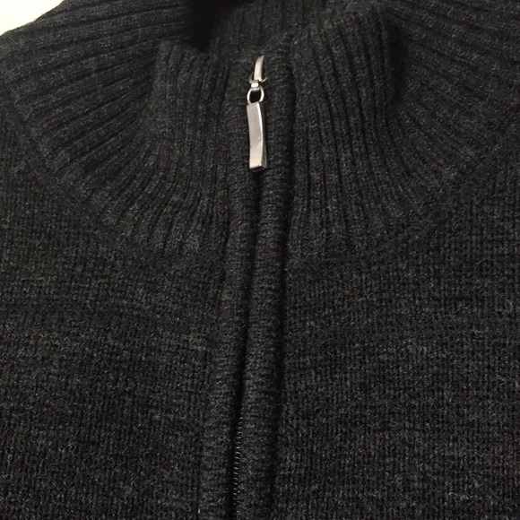 Men’s  Zip up Sweater acrylic-wool - Picture 3 of 8